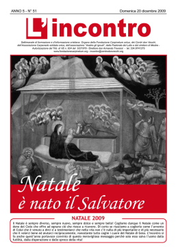 20 dicembre 2009 - Il Centro don Vecchi