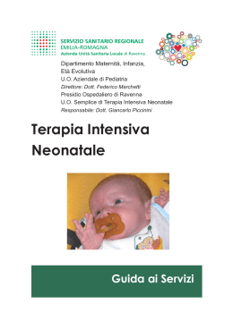 Terapia Intensiva Neonatale - AUSL Romagna