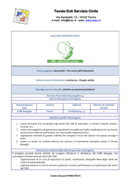 Arci - Tavolo Enti Servizio Civile