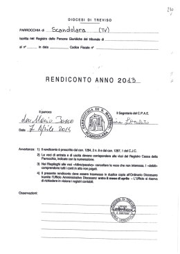 bilancio economico 2013 scandolara