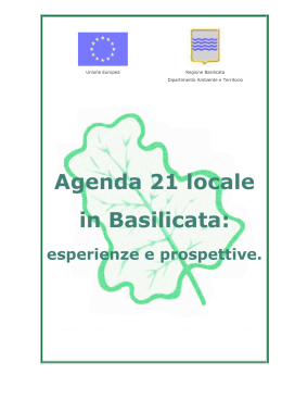 Agenda 21 locale in Basilicata