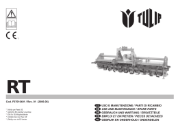 uso e manutenzione / parti di ricambio use and maintenance
