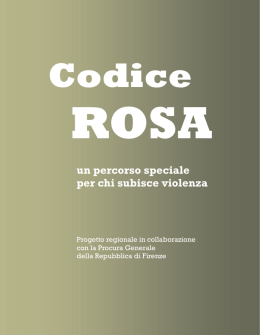Codice Rosa - Azienda USL 9 di Grosseto
