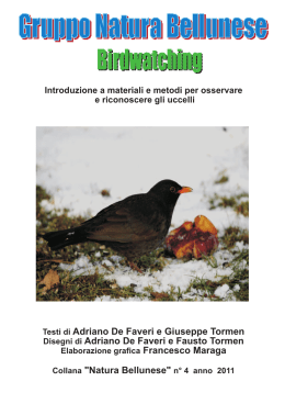 Manuale BW - Gruppo Natura Bellunese