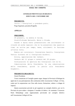 Verbale Consiglio 02-11-2005