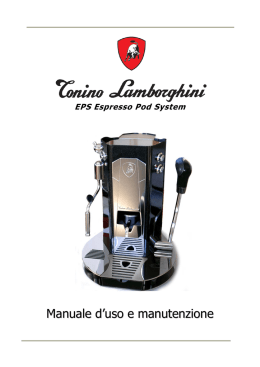 Manuale d`uso e manutenzione