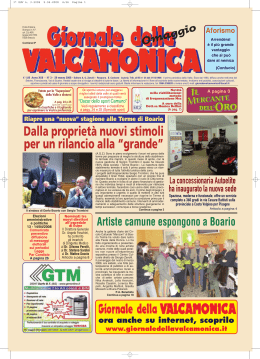 GdV n. 3 del 2008 - giornale valcamonica