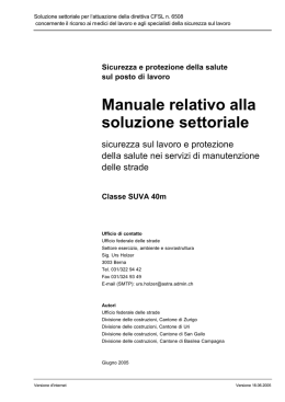 Manuale, grado giugno 2005
