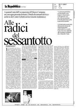 radici del sessantotto