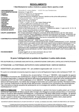 Scarica il regolamento - AVIS Comunale di Schio Altovicentino
