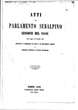 Indice dell`Attivit&agrave; Parlamentare