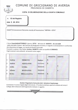 visualizza - Comune di Gricignano di Aversa