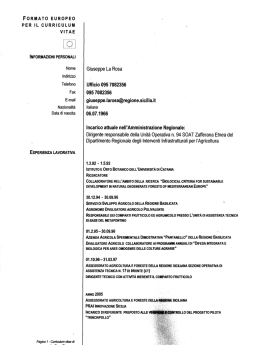 La Rosa Giuseppe - Regione Siciliana