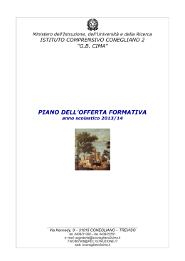 poffino 2013-2014 - Istituto Comprensivo Conegliano 2 GB Cima