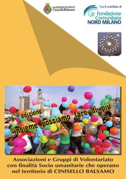 originale VOCI MASTRO.indd - Comune di Cinisello Balsamo