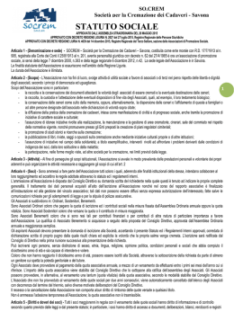 Statuto Socrem Savona