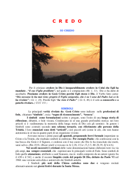 credo - Nuova evangelizzazione