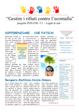 &ldquo;Gestire i rifiuti contro l`ecomafia&rdquo;