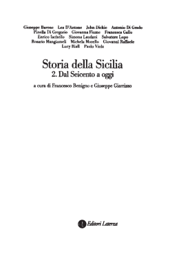 L. Riall Il Risorgimento in Sicilia