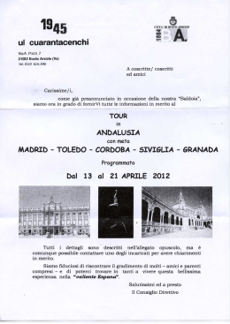Tour in Andalusia