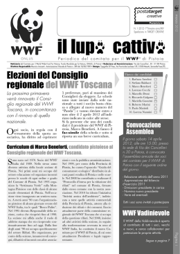 Scarica la rivista - WWF &ndash; Comitato di Pistoia e Prato