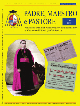 Padre Maestro e Pastore 2013 N.4