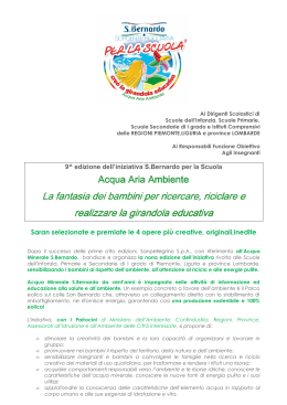 iniziativa A PREMI S.Bernardo per la scuola2013