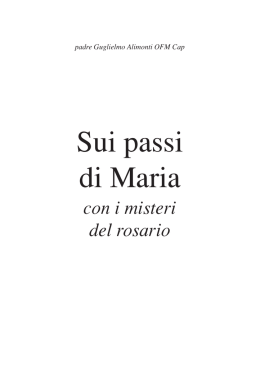 Sui passi di Maria - P. Guglielmo Alimonti