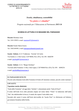 &ldquo;Le pietre e i cittadini&rdquo;