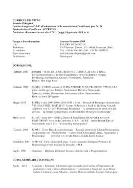Scarica il mio CV in formato PDF