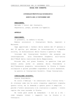 Verbale Consiglio 22-11-2005