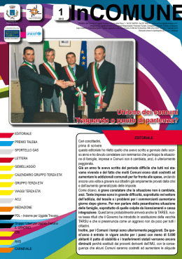 Numero 1 - Gennaio 2013