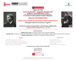 Invito_CS mostra Fondazione Anna Kuliscioff