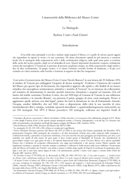 Introduzione - Nuova Biblioteca Manoscritta