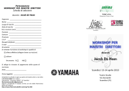 Brochure De Haan SCANDICCI v1 - Filarmonica Vincenzo Bellini