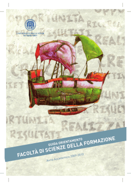 facoltà di scienze della formazione