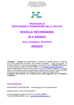 Asiago - ULSS n. 3 - Bassano del grappa
