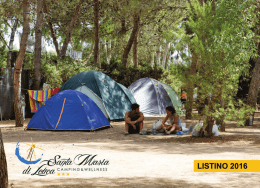 vedi listino - Camping Santa Maria di Leuca