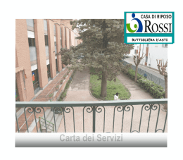 Scarica la carta dei Servizi