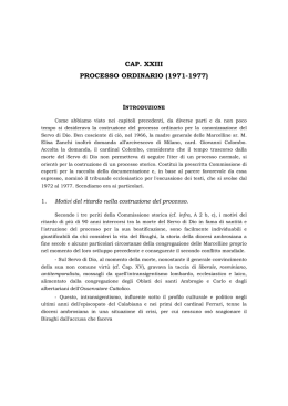 CAP. XXIII PROCESSO ORDINARIO (1971
