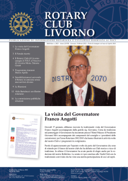 La visita del Governatore Franco Angotti
