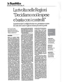 Decidiamo noi le spese e basta con i controlli