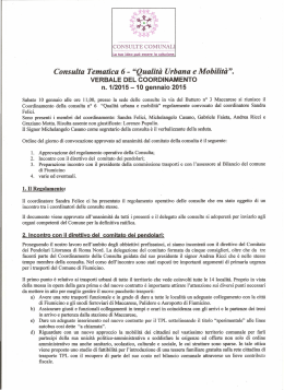 10.01.2015 consulta 6 - consulte comunali fiumicino