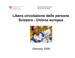 Personenfreizügigkeit Schweiz – Europa