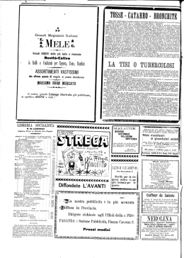 Dopo oltre quarant`anni il grande credito e l