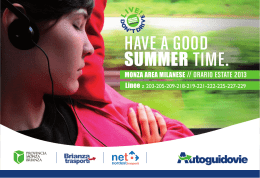 Scarica la Guida Monza - Area Milanese