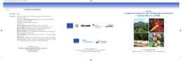 Il programma - Agricoltura
