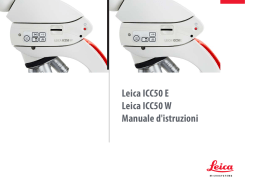 Leica ICC50 E o Leica ICC50 W