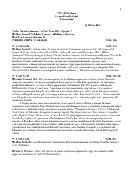 Padre Nicholas Gruner + 4 Voci Maschili + Speaker 2