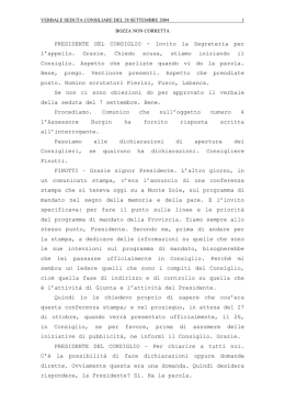 Verbale 28 settembre